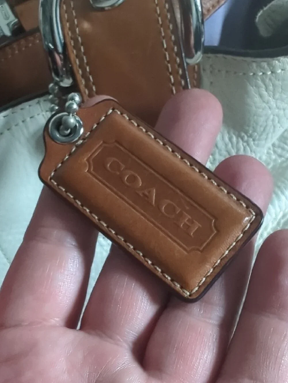 Coach Hobo Pebbled Leather Shoulder Bag